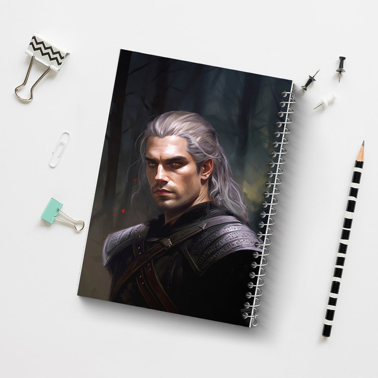 دفتر مشق 100 برگ خندالو طرح سریال ویچر (The Witcher) کد F873