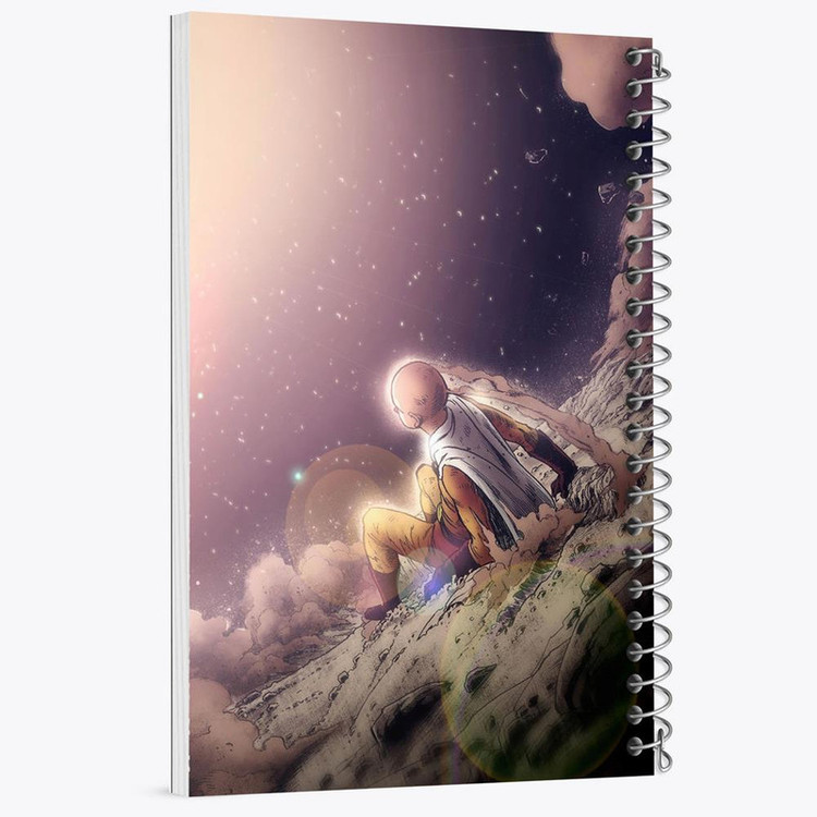 دفتر مشق 100 برگ خندالو طرح سایتاما انیمه مرد تک مشتی One Punch Man کد 11393