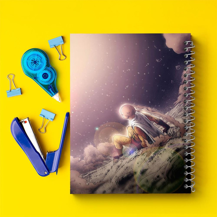 دفتر مشق 100 برگ خندالو طرح سایتاما انیمه مرد تک مشتی One Punch Man کد 11393