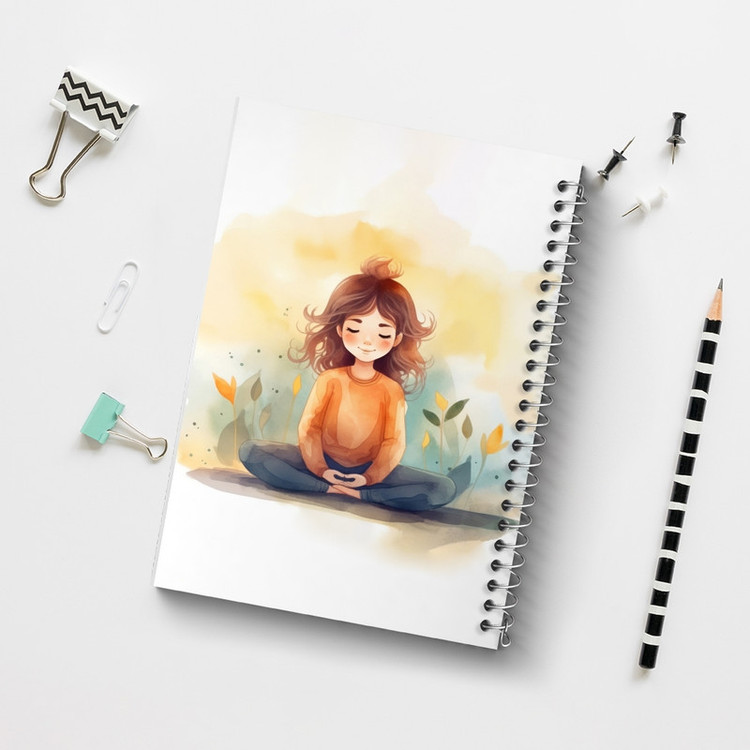 دفتر مشق 100 برگ خندالو طرح یوگا کد F2558