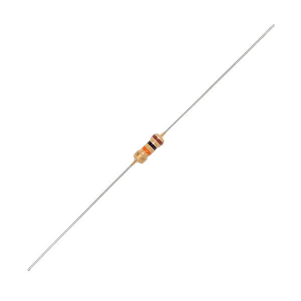 مقاومت 10 کیلو اهم 1/4 وات کد 610K بسته 50 عددی