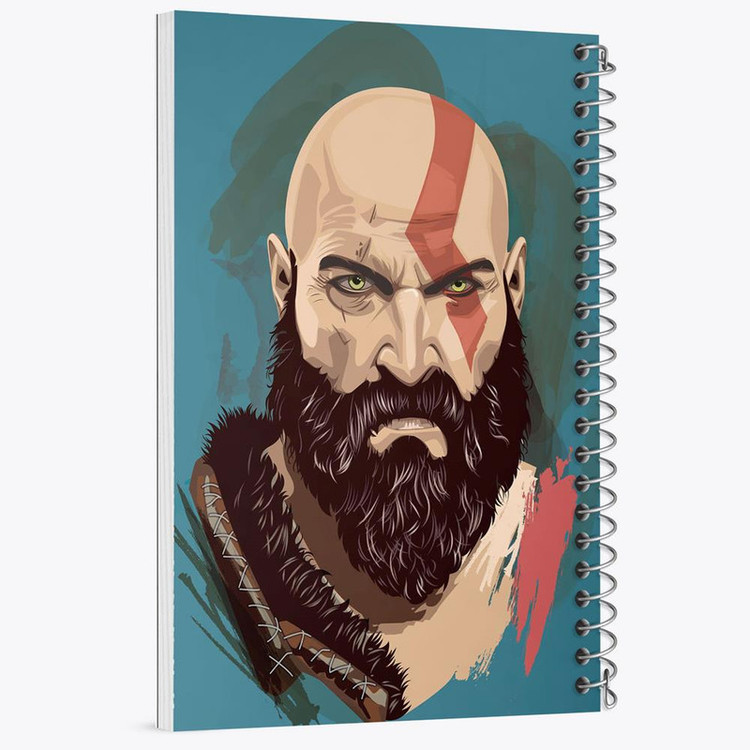 دفتر مشق 100 برگ خندالو طرح بازی گاد آف وار God Of War کد 28630