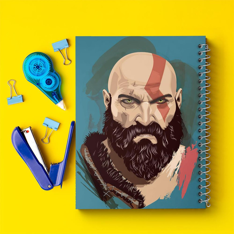 دفتر مشق 100 برگ خندالو طرح بازی گاد آف وار God Of War کد 28630