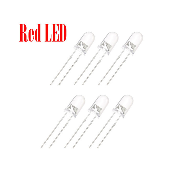 دیود LED مدل D5mm Rd بسته 6 عددی
