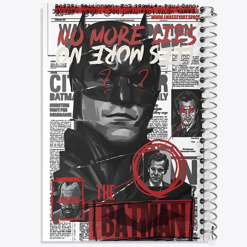 دفتر مشق 100 برگ خندالو طرح بتمن (Batman) کد F13501