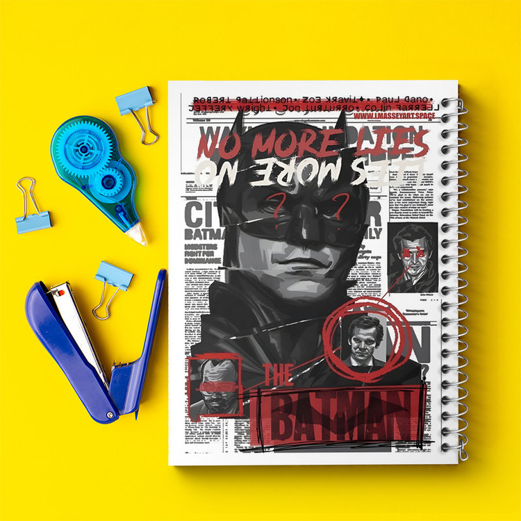 دفتر مشق 100 برگ خندالو طرح بتمن (Batman) کد F13501