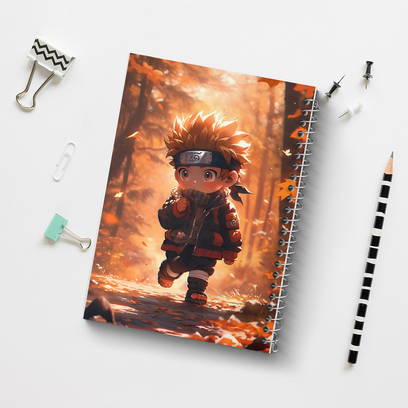 دفتر مشق 100 برگ خندالو طرح انیمه ناروتو (Naruto) کد N3797