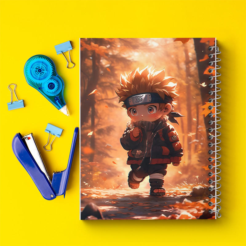 دفتر مشق 100 برگ خندالو طرح انیمه ناروتو (Naruto) کد N3797