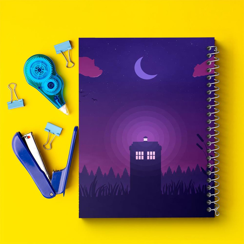 دفتر مشق 100 برگ خندالو طرح سریال داکتر هو Doctor Who کد 29754