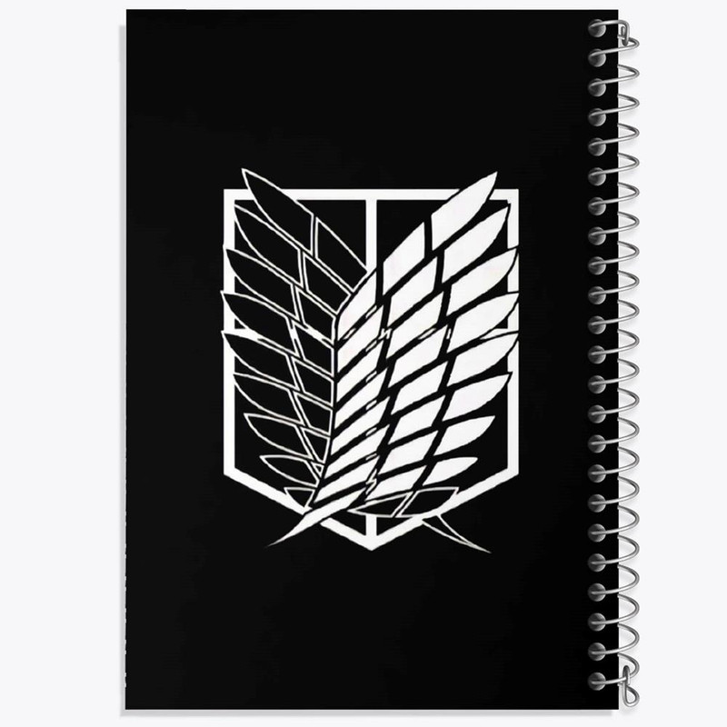 دفتر مشق 100 برگ خندالو طرح انیمه اتک آن تایتان Attack on Titan کد 4851