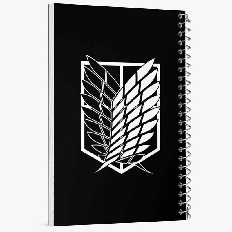 دفتر مشق 100 برگ خندالو طرح انیمه اتک آن تایتان Attack on Titan کد 4851