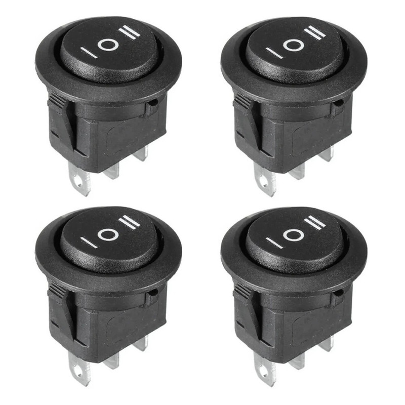 کلید راکر مدل KCD-mini-3-3 بسته 4 عددی