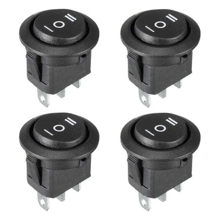 کلید راکر مدل KCD-mini-3-3 بسته 4 عددی