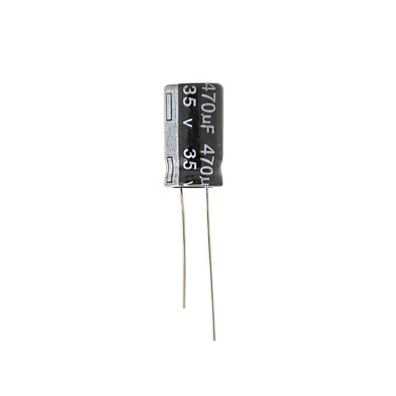 خازن الکترولیت 470 میکرو فاراد کد 35v بسته 10 عددی