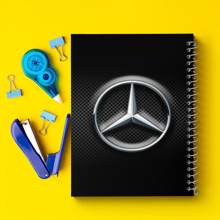دفتر مشق 100 برگ خندالو طرح مرسدس بنز Mercedes Benz کد 23501
