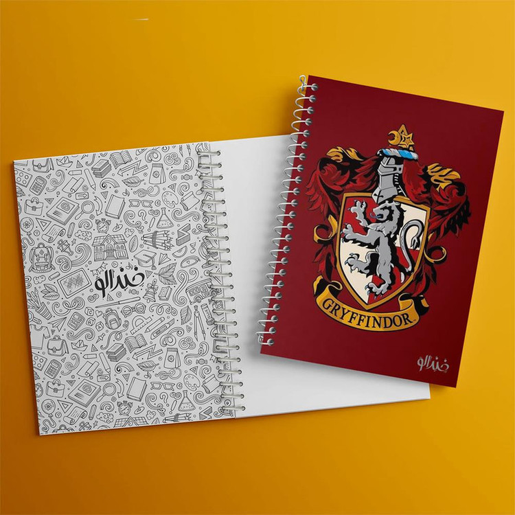 دفتر مشق 100 برگ خندالو طرح گریفیندور هری پاتر Harry Potter کد 19357