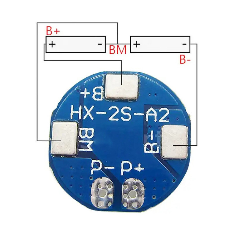 ماژول محافظ شارژ باتری لیتیومی مدل KSRE-2Cell-5A