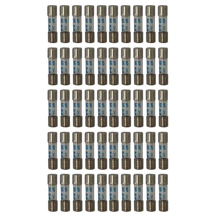 فیوز شیشه ای 10 آمپر مدل SK-10250 بسته 50 عددی