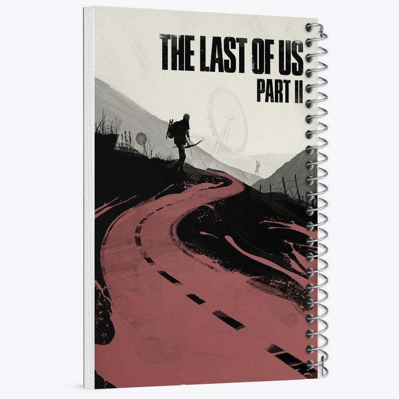 دفتر مشق 100 برگ خندالو طرح لست آف آس (The Last Of Us) کد F1595