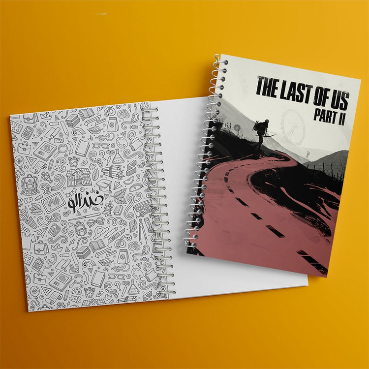 دفتر مشق 100 برگ خندالو طرح لست آف آس (The Last Of Us) کد F1595