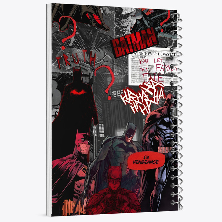 دفتر مشق 100 برگ خندالو طرح بتمن (Batman) کد N2691