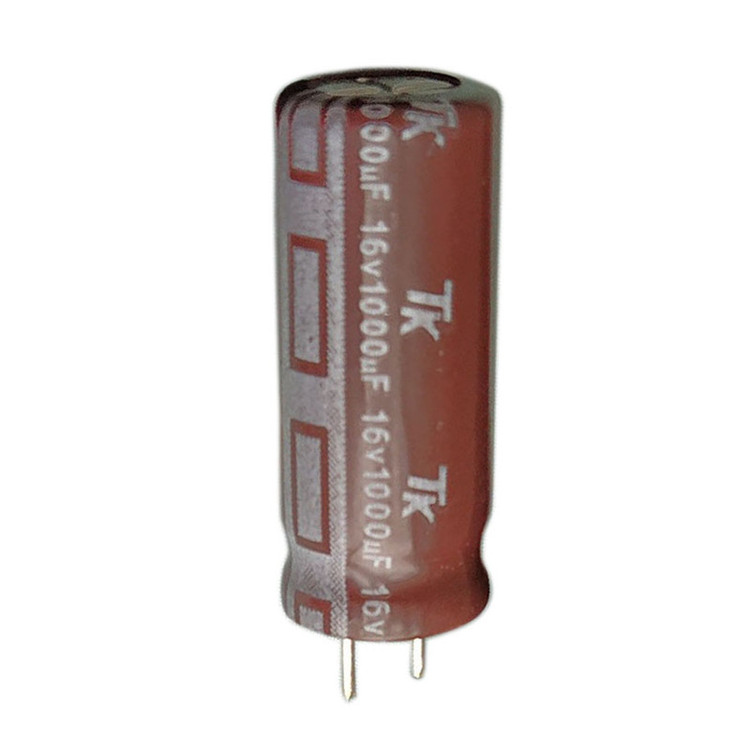 خازن الکترولیت 1000 میکروفاراد مدل TK-1000µF16V بسته 7 عددی
