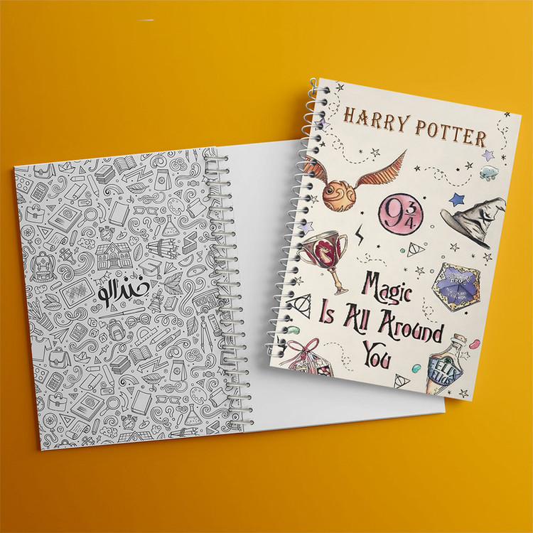 دفتر مشق 100 برگ خندالو طرح هری پاتر (Harry Potter) کد F13631
