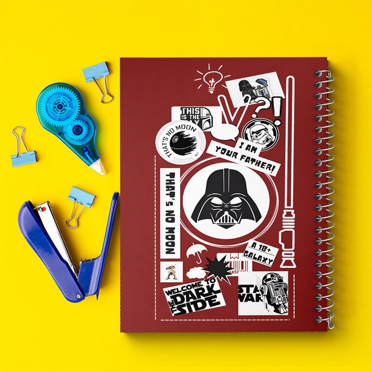 دفتر مشق 100 برگ خندالو طرح جنگ ستارگان (Star Wars) کد F11053