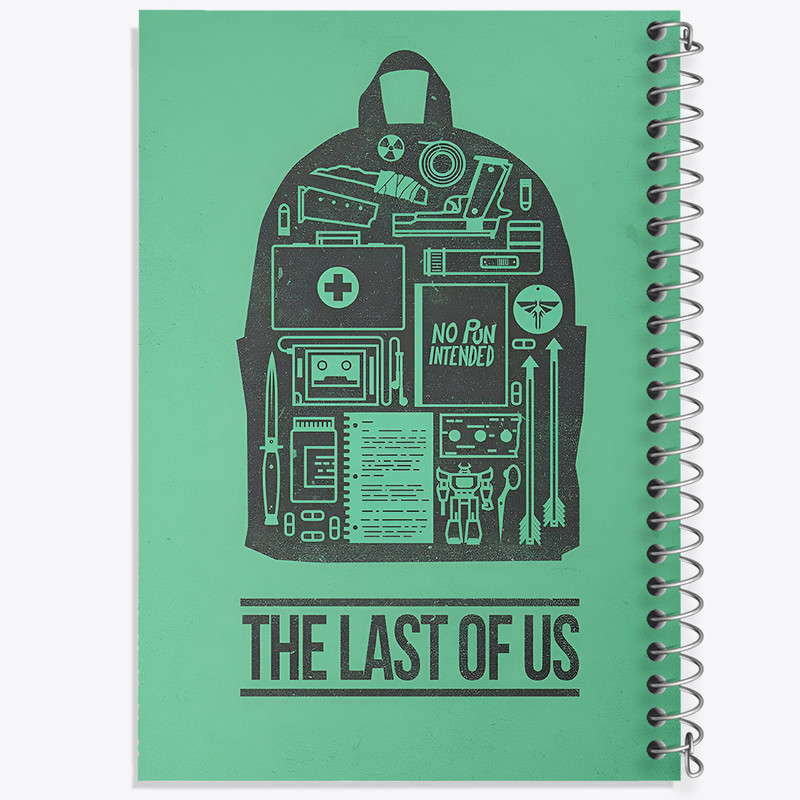 دفتر مشق 100 برگ خندالو طرح لست آف آس (The Last Of Us) کد F13596