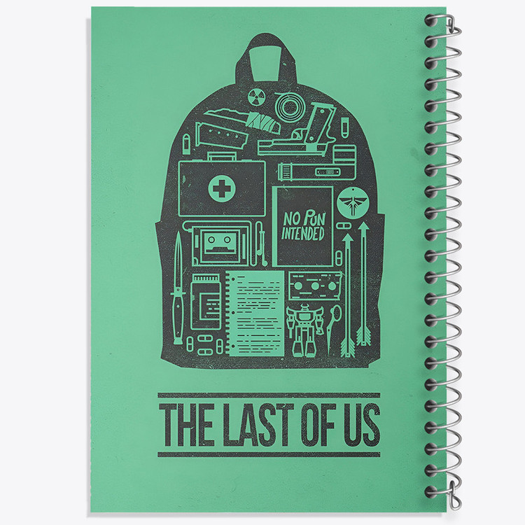 دفتر مشق 100 برگ خندالو طرح لست آف آس (The Last Of Us) کد F13596