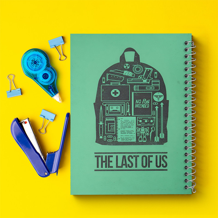 دفتر مشق 100 برگ خندالو طرح لست آف آس (The Last Of Us) کد F13596