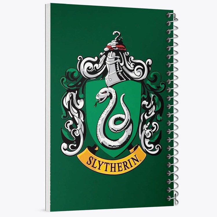 دفتر مشق 100 برگ خندالو طرح اسلیترین هری پاتر Harry Potter کد 19360