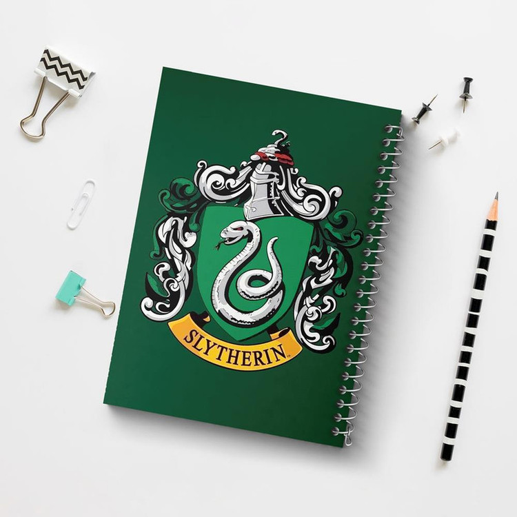 دفتر مشق 100 برگ خندالو طرح اسلیترین هری پاتر Harry Potter کد 19360