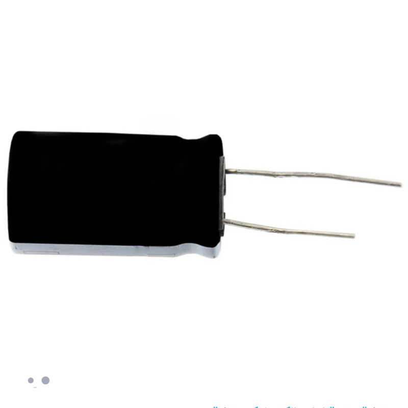 خازن 47 میکروفاراد کد 100v بسته 10 عددی