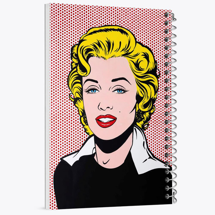 دفتر مشق 100 برگ خندالو طرح مرلین مونرو Marilyn Monroe کد 3976