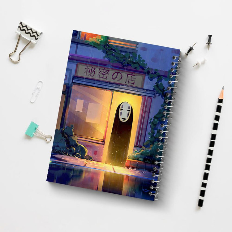 دفتر مشق 100 برگ خندالو طرح نوفیس انیمه شهر اشباح Spirited Away کد 12099