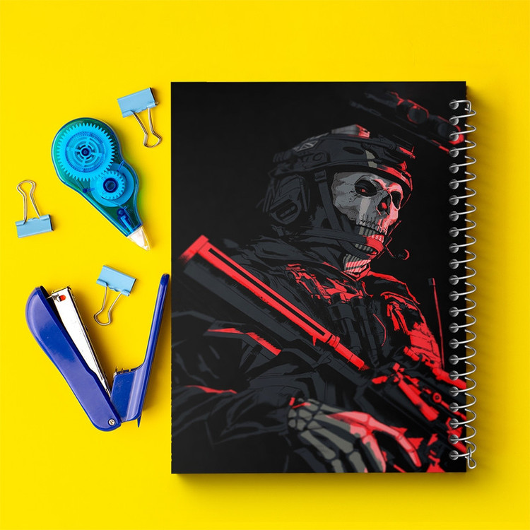 دفتر مشق 100 برگ خندالو طرح کال اف دیوتی (Call of duty) کد F11