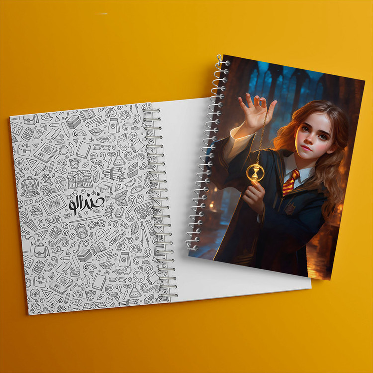 دفتر مشق 100 برگ خندالو طرح هرماینی هری پاتر (Harry Potter) کد F7212