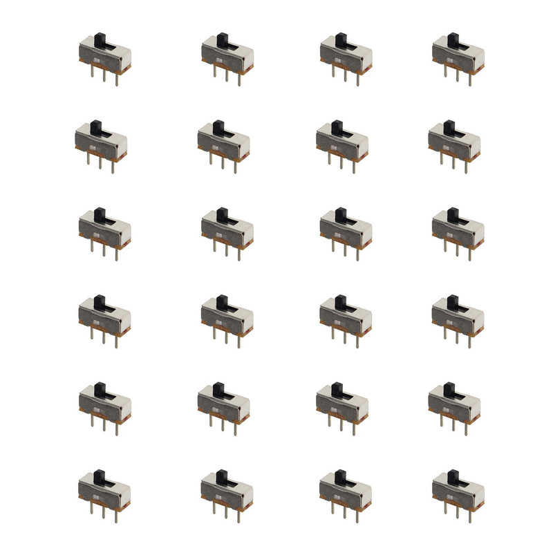 کلید کشویی مینیاتوری دوحالته مدل KM-KV01C بسته 24 عددی