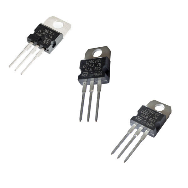 رگولاتور ولتاژ مدل 7805,7809,7812 کد LM.3 مجموعه 3 عددی