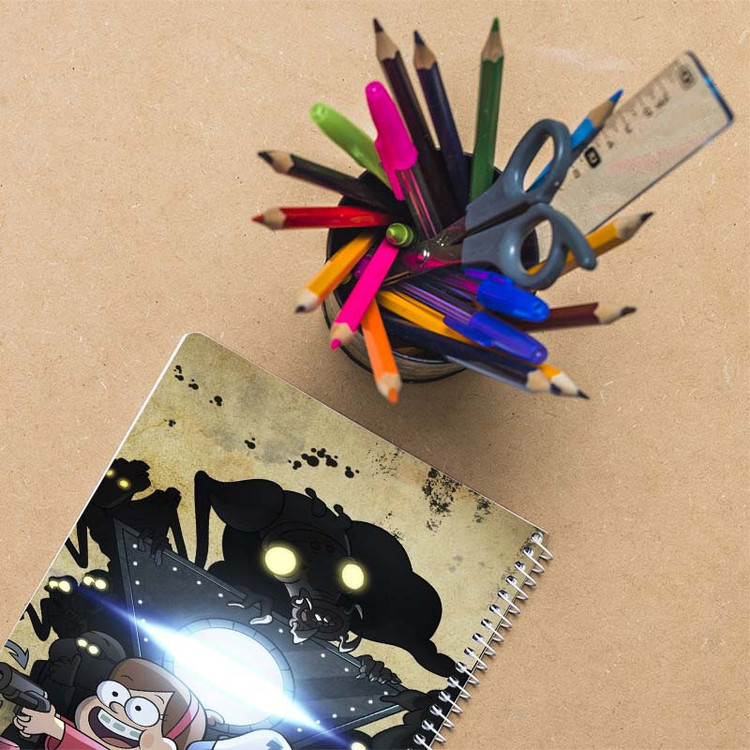 دفتر نقاشی 50 برگ کارنیکا طرح آبشار جاذبه Gravity Falls کد 49421 مجموعه 4 عددی
