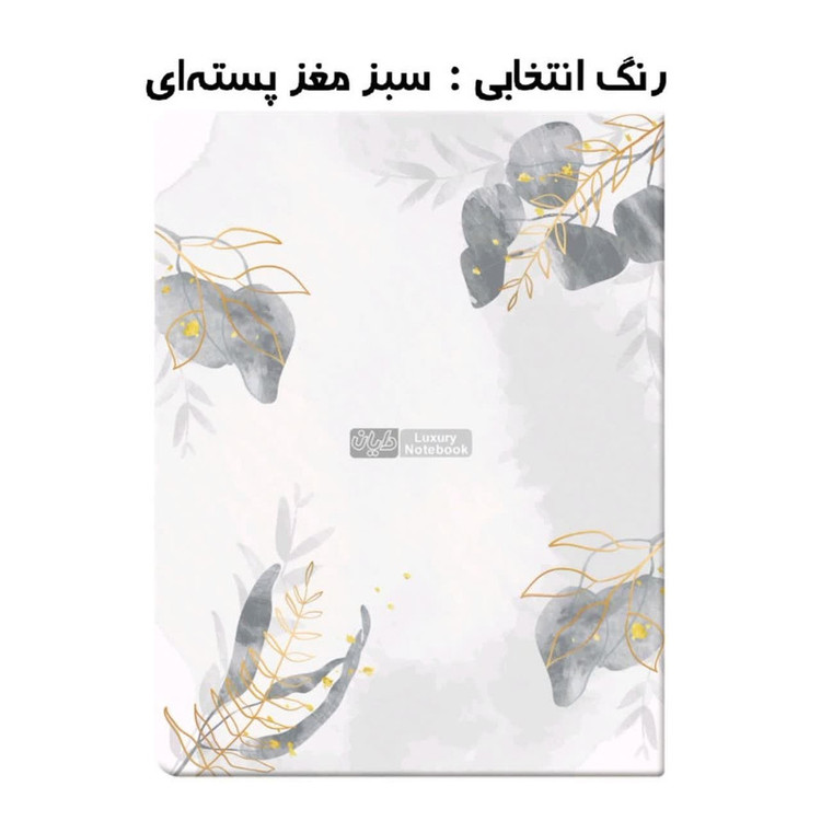 کلاسور 100 برگ دایان مدل ۲۰ حلقه سری ارکیده کد 565