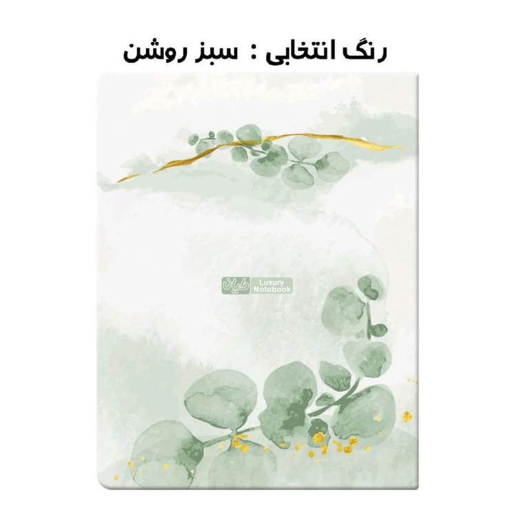 کلاسور 100 برگ دایان مدل ۲۰ حلقه سری ارکیده کد 565