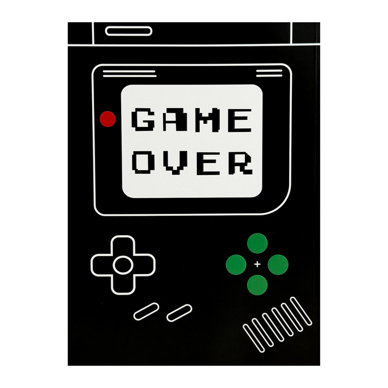 دفتر ژورنال نویسی 100 برگ مدل GAME OVER