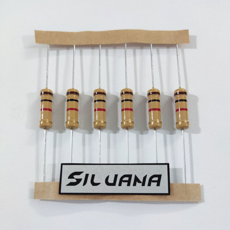 مقاومت 1 کیلو اهم 2 وات کد Silvana-R01 بسته 50 عددی