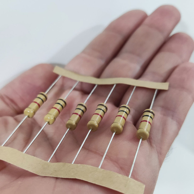 مقاومت 1 کیلو اهم 2 وات کد Silvana-R01 بسته 50 عددی