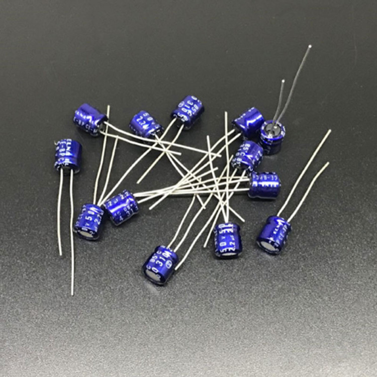 خازن 2.2 میکروفاراد 50 ولت کد Ca2.2uf-50V بسته 6 عددی