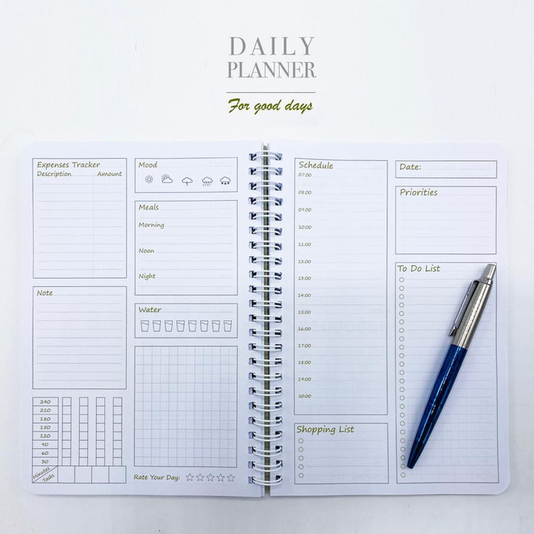 دفتر برنامه ریزی همیشه مدل Daily Planner کد 738