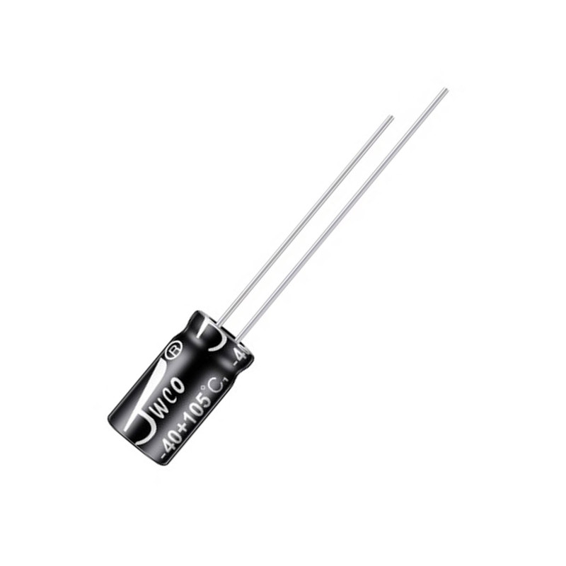 خازن الکترولیت 100uf-16V جی دبلیو کو کد Silvana-C05 بسته 25 عددی