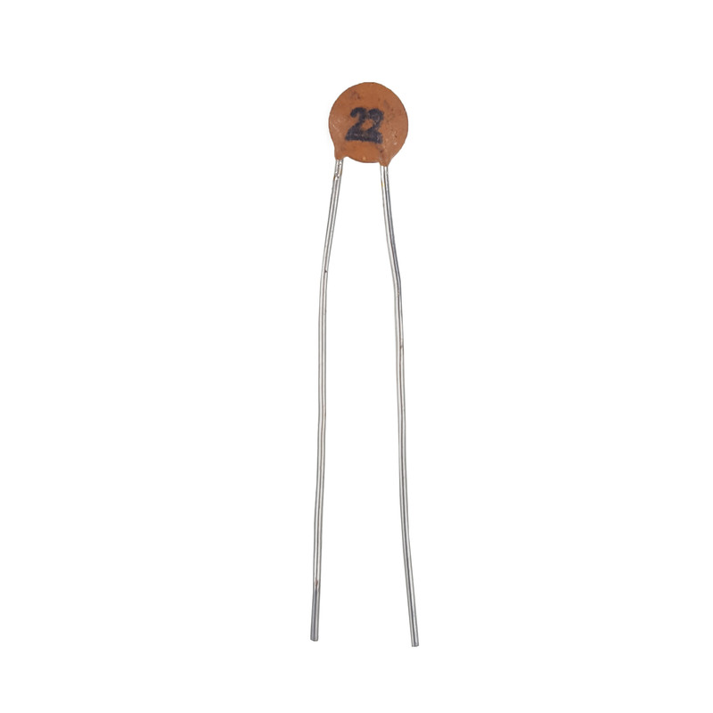 خازن عدسی 22 پیکو فاراد کد 666 بسته 50 عددی